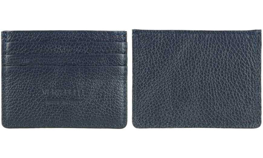 Image 12: Men's Genuine Leather Card Holder