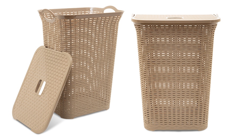 Image 9: 50L or 75L Laundry Basket