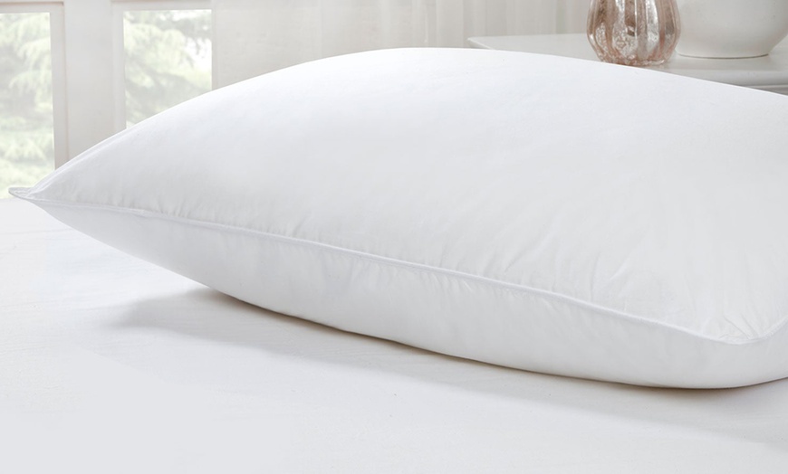 Image 4: Julian Charles Home Feels Like Down Hotel Pillow - Medium/Firm Filling