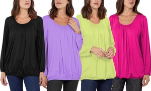 Women's Oversized Long-Sleeved Top