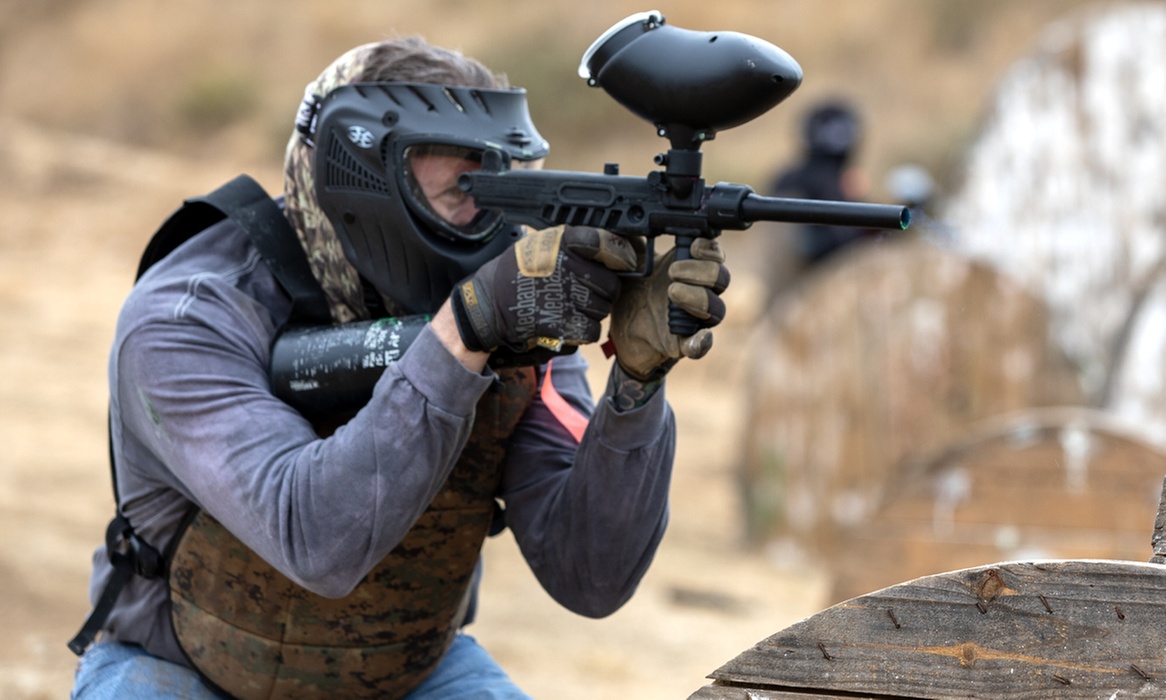 All-Day Special Forces Paintball Package with Unlimited Refills