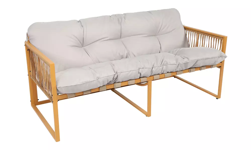 Salon de jardin Kocoon 4, 5 ou 8 places effet rotin, modèle "Forli"