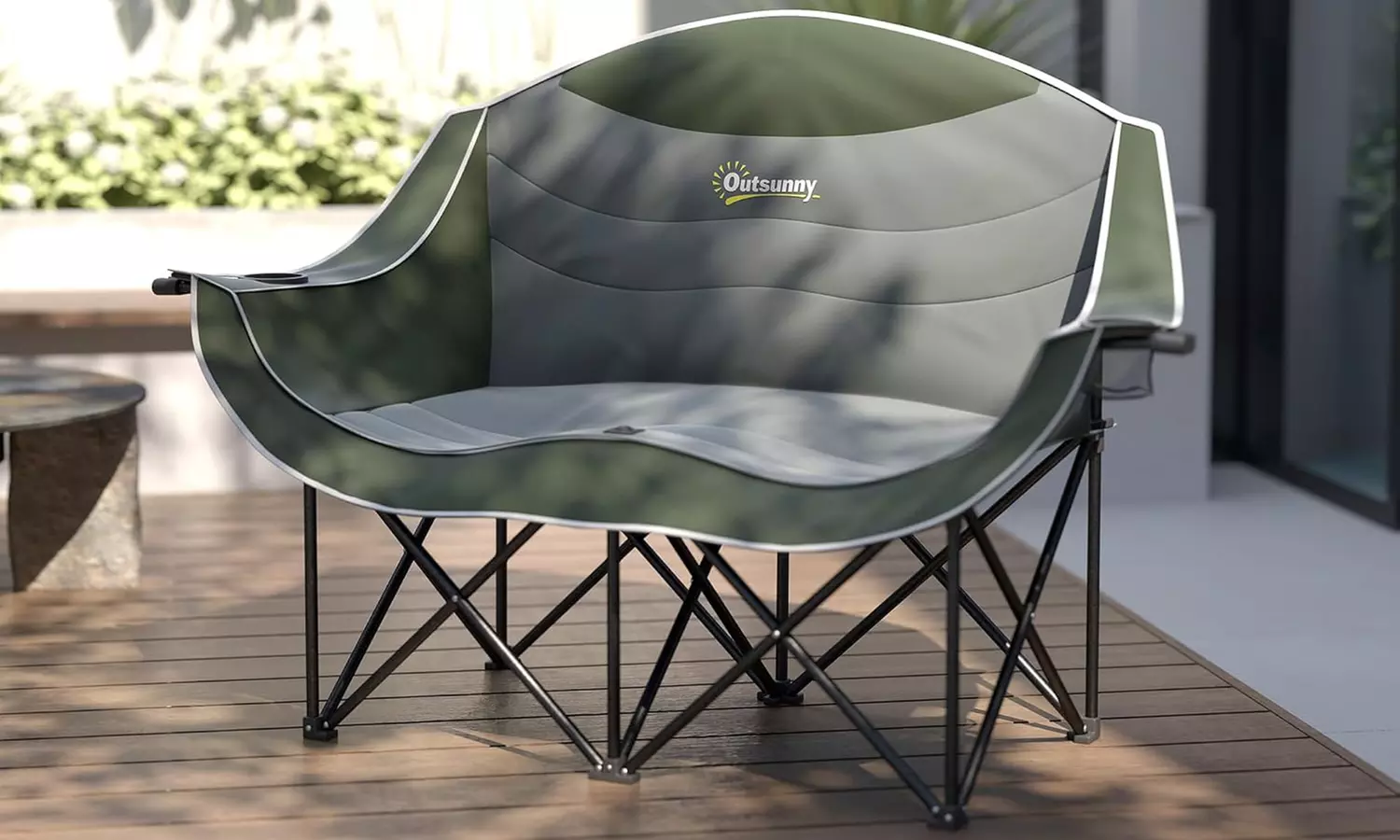 Outsunny Double Camping Chair