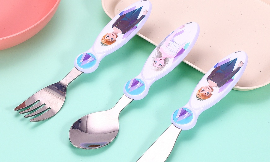 Image 19: Three-Piece Kids' Cutlery Set