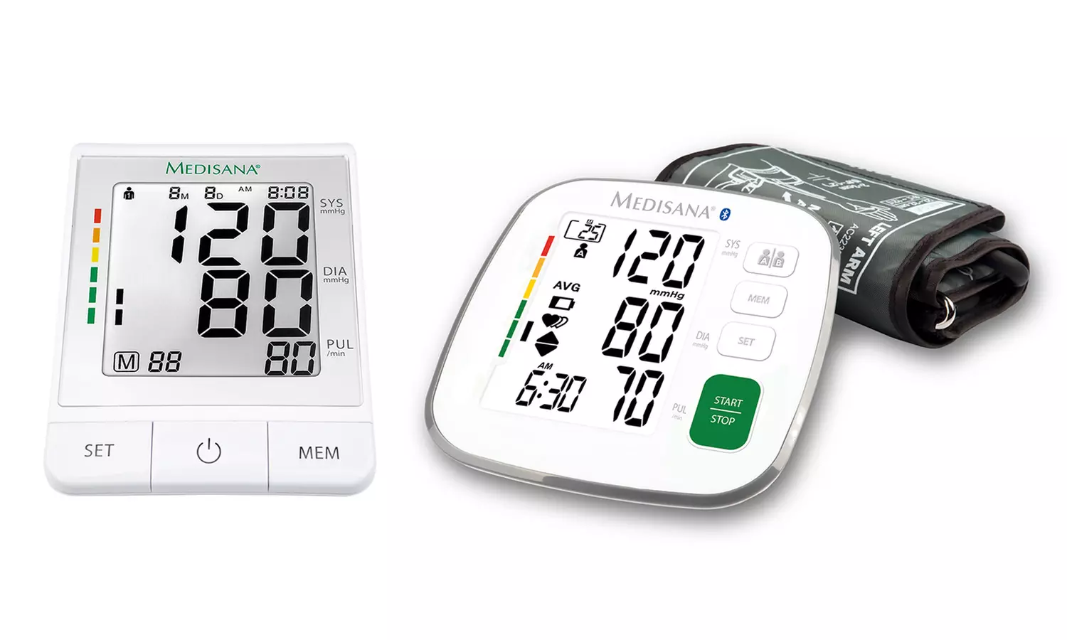 Tensiomètre au bras Medisana Benelux BU 530 ou BU 540 avec connectivité Bluetooth - Primary Image