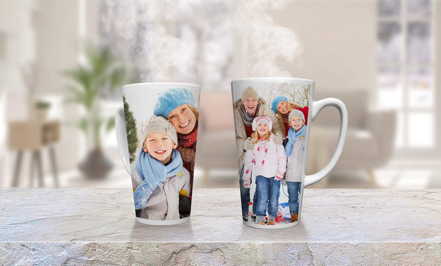 Image 1: Personalisierte Latte-Tasse