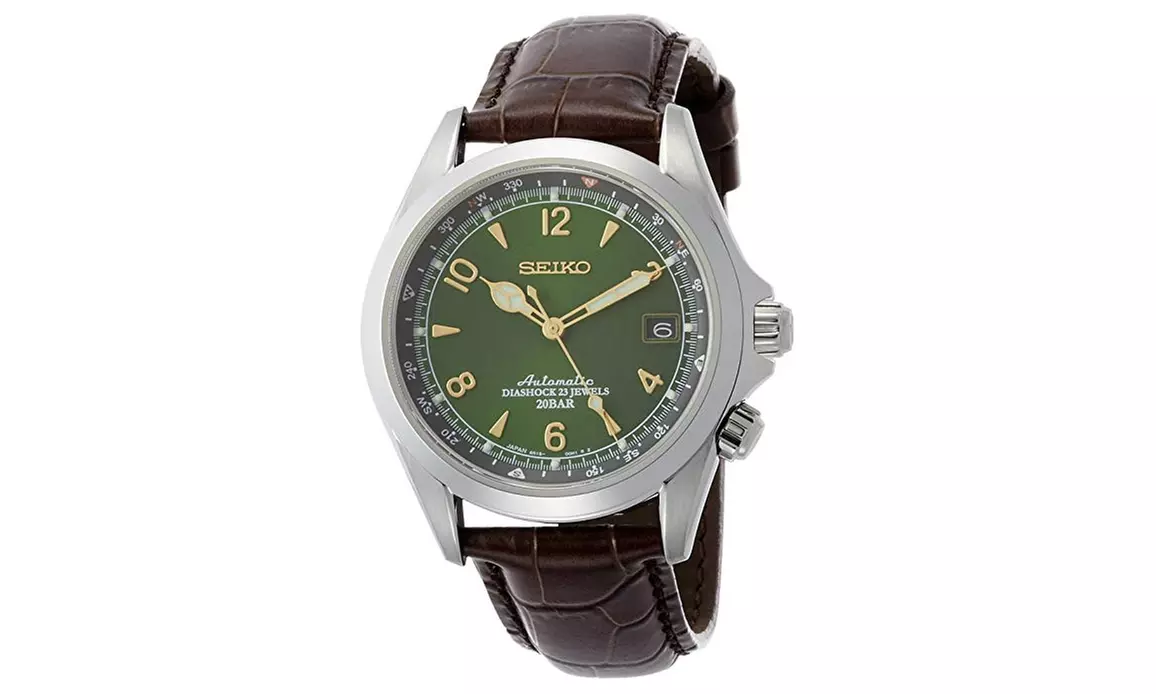 SEIKO SARB017 Men's Alpinist Automatic Leather Watch - Primary Image