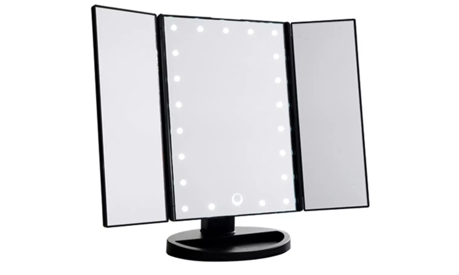 Impressions Vanity Touch 3.0 Trifold Dimmable LED Makeup Mirror - Second Medium