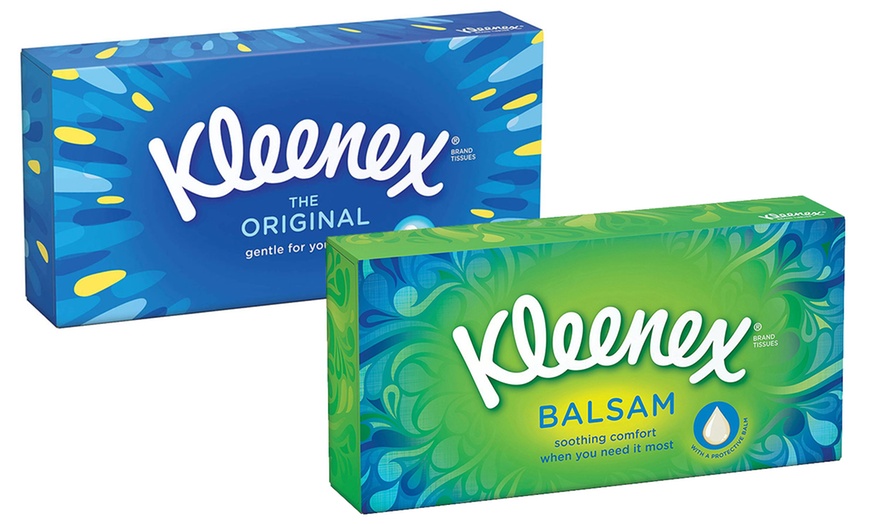 Image 1: Kleenex Cube Box-tissues