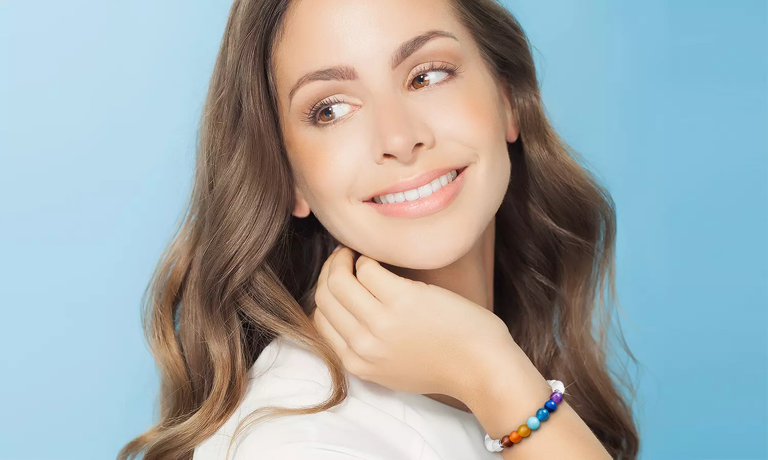 1 ou 2 bracelets chakra en pierre d'agate de OMG Jewel - Image 2