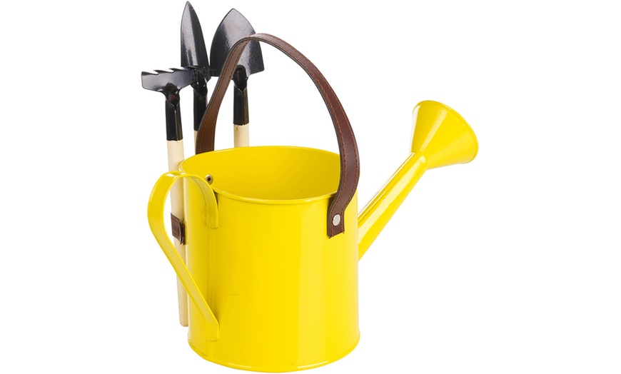 Image 3: Watering Can with Tools