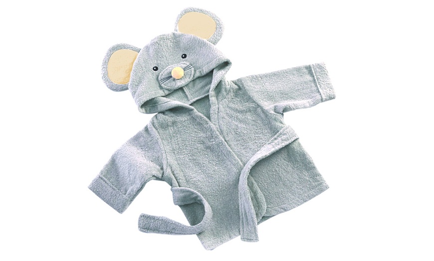 Image 6: Baby Cotton Bathrobe