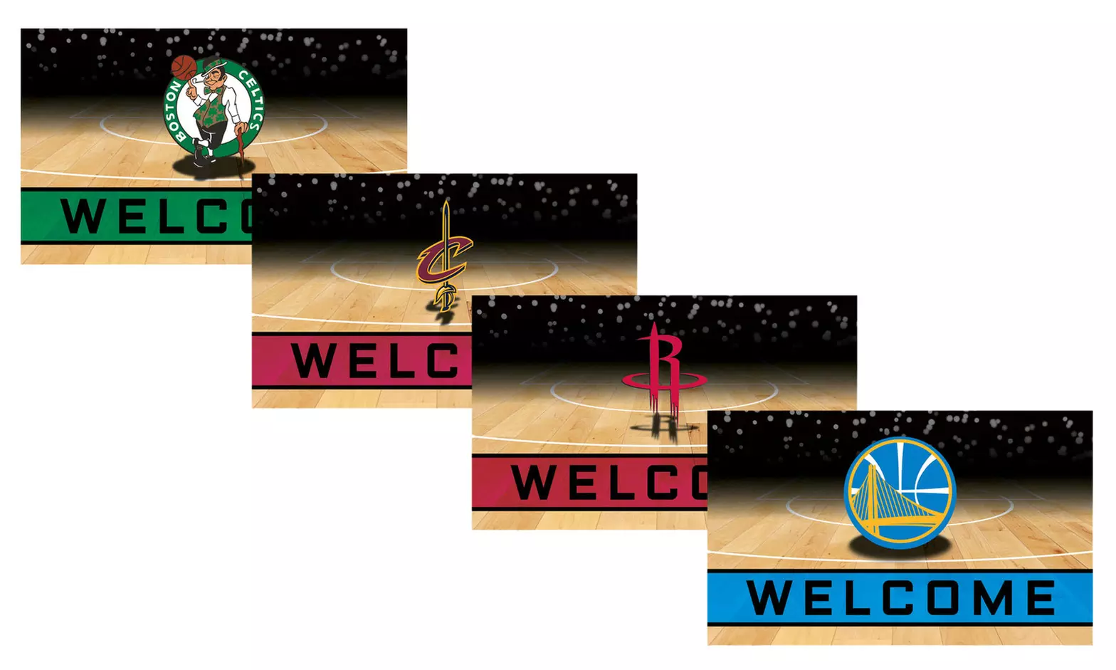 Sports Licensing SolutionsNBA 18" x 30" Heavy-Duty Weatherproof Rubber Doormat - Primary Image