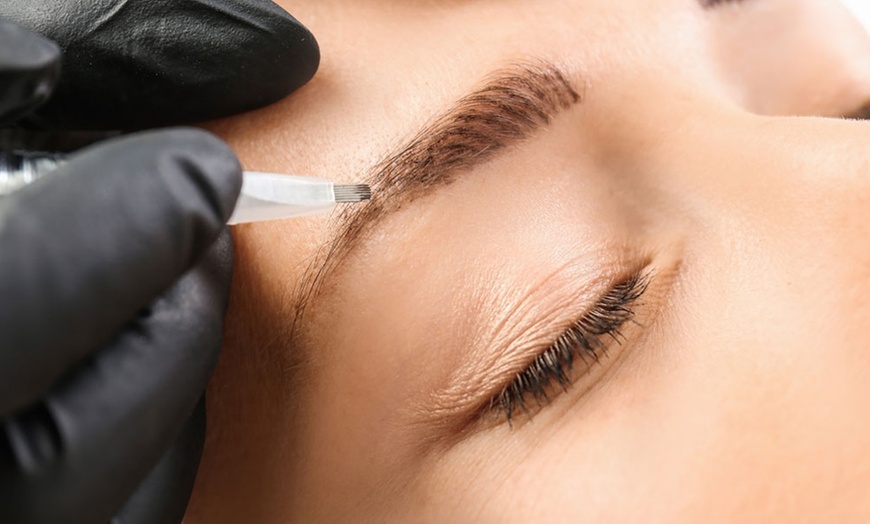 Image 1: Eyebrow Microblading