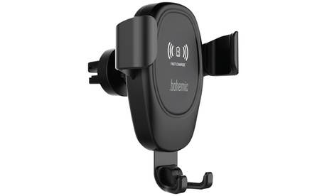 Supporto per telefono auto Bohémien con caricabatterie wireless