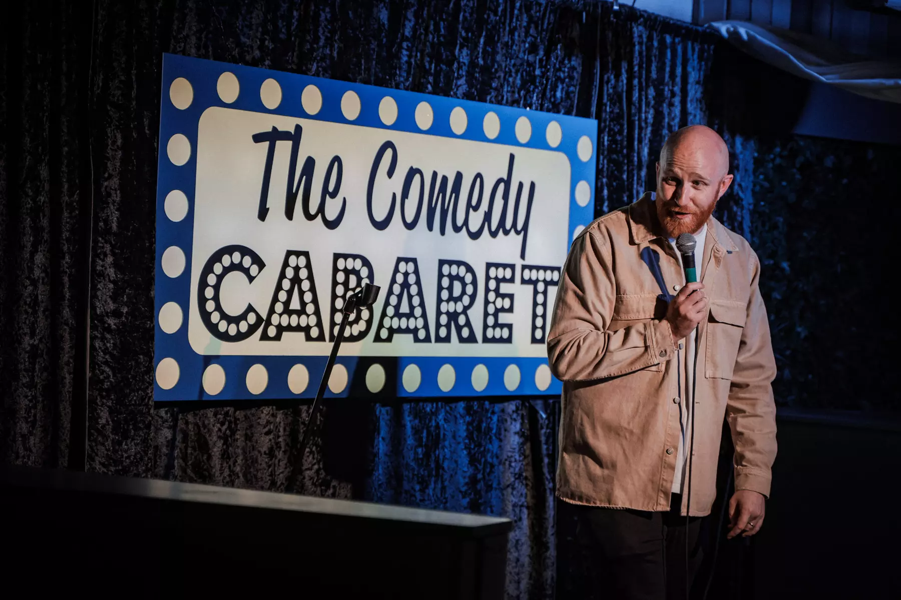 Saturday night comedy show for One/Two People Comedy Cabaret Glasgow