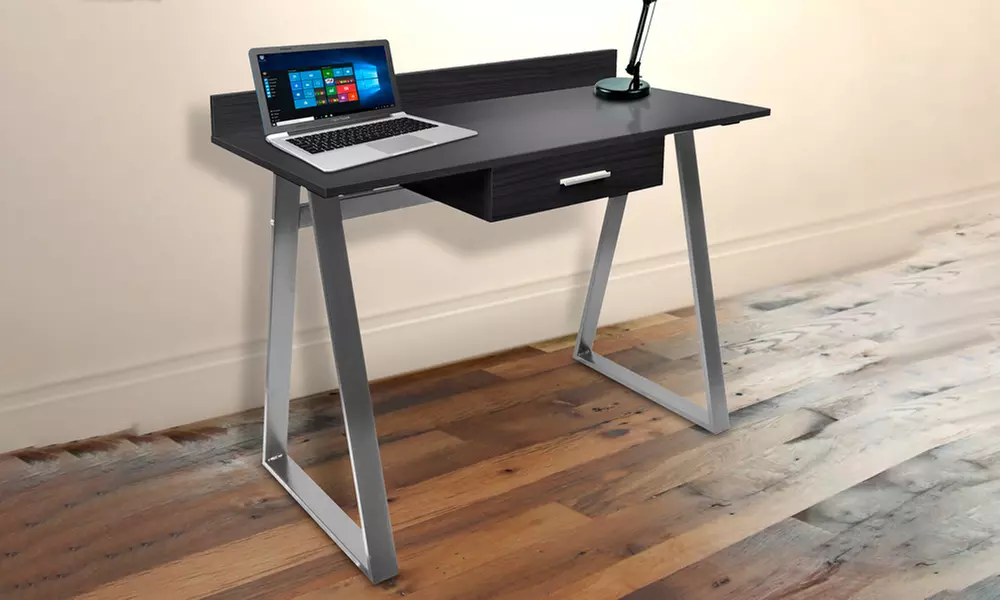 Modern Work Desk with Drawer - Primary Image