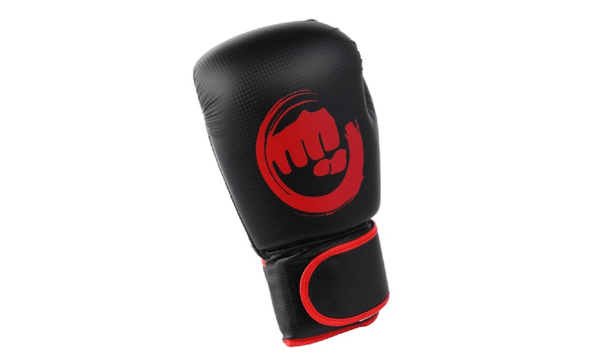 Image 4: PVC Compressed Sponge Combat Training Boxing Gloves