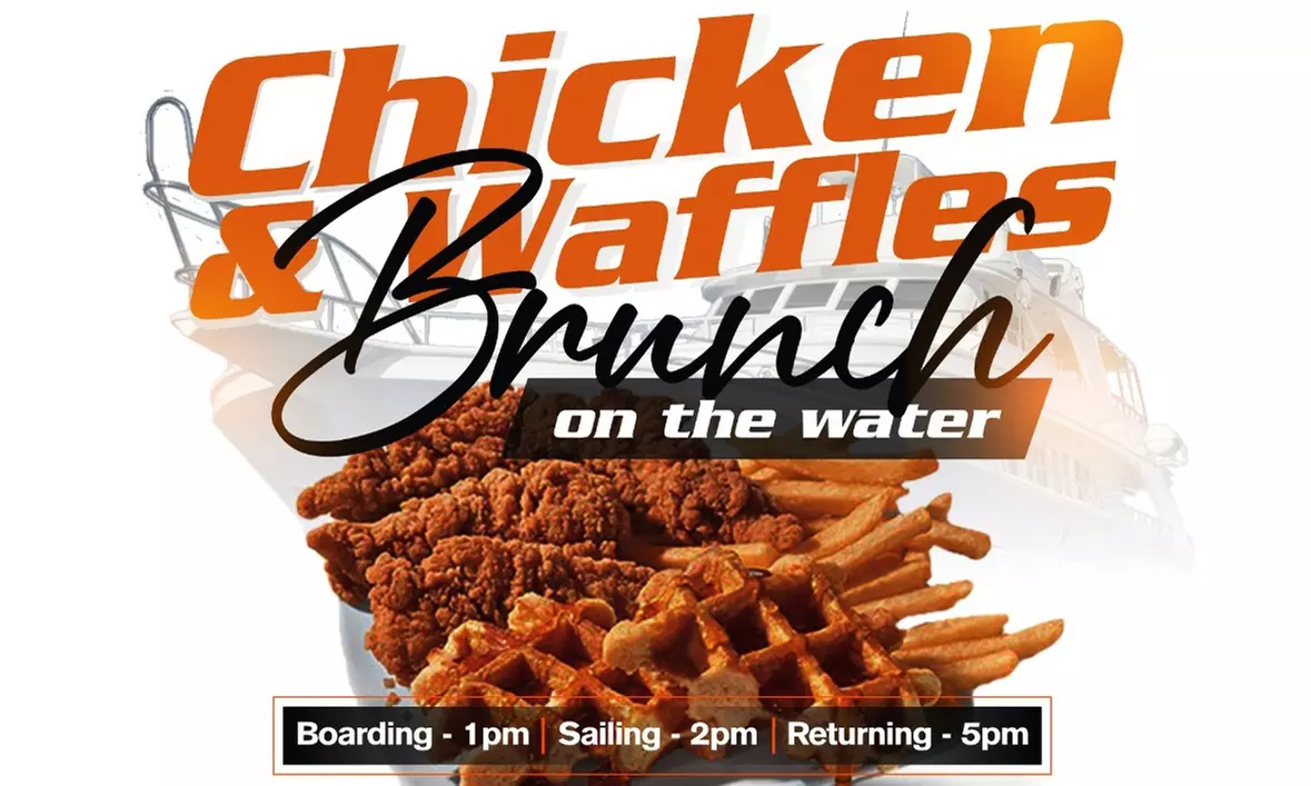 Chicken & Waffles Brunch Cruise for One or Two from NYC Cruises (May 18–July 4) - Primary Image