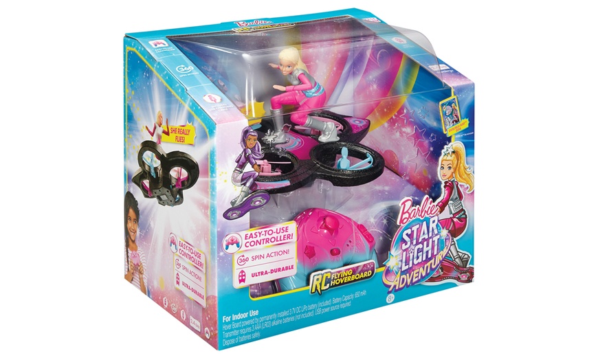 Image 1: Barbie Flying Hoverboard 