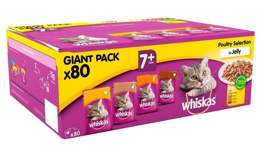 Image 6: Whiskas 80-Pouch Cat Food Box