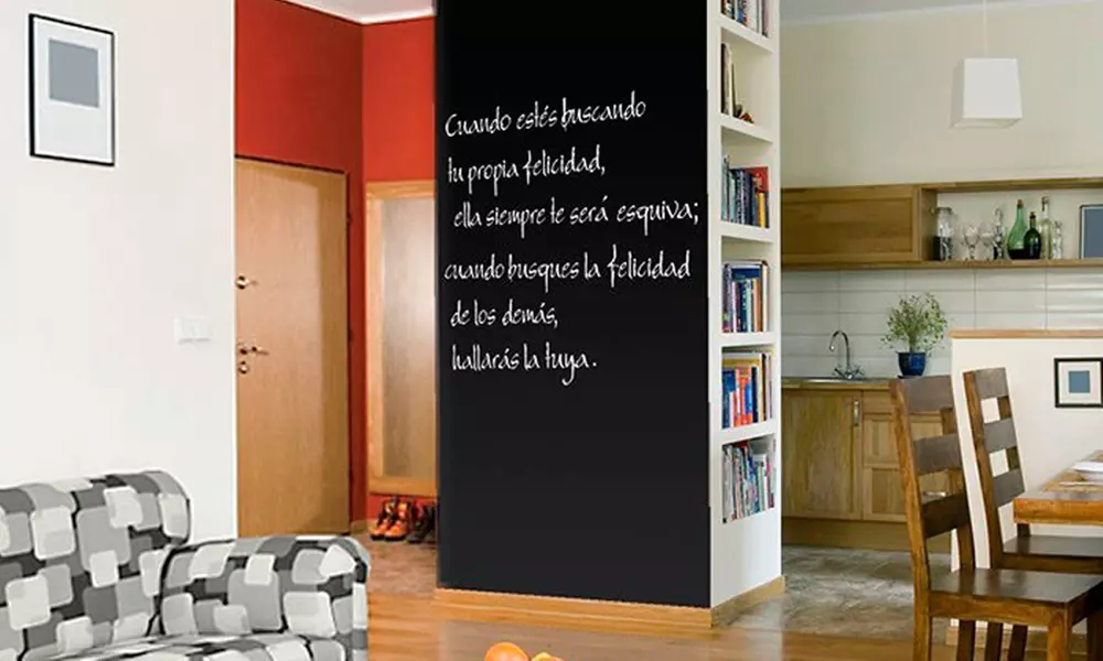 1x oder 2x Wandtafel-Aufkleber mit 5x oder 10x Kreiden - Primary Image