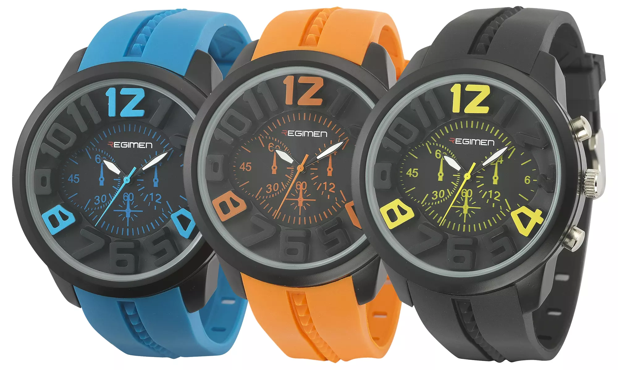 Regimen Men's Faux Chronograph Watch - Primary Image