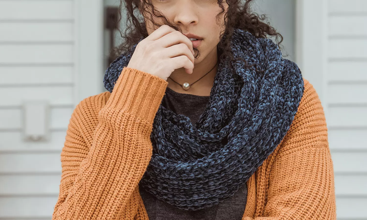 MUK LUKS Women's Chenille Infinity Scarf - Primary Image