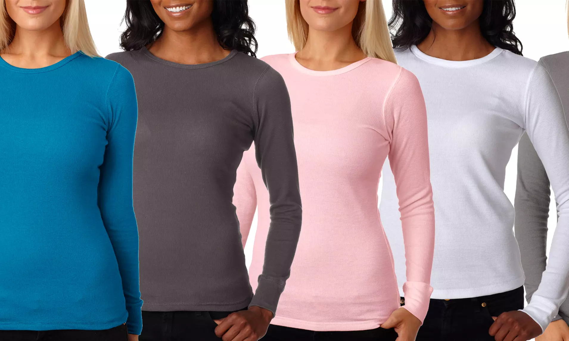 Women's Long-Sleeve Thermal Shirts (2-Pack) - Primary Image