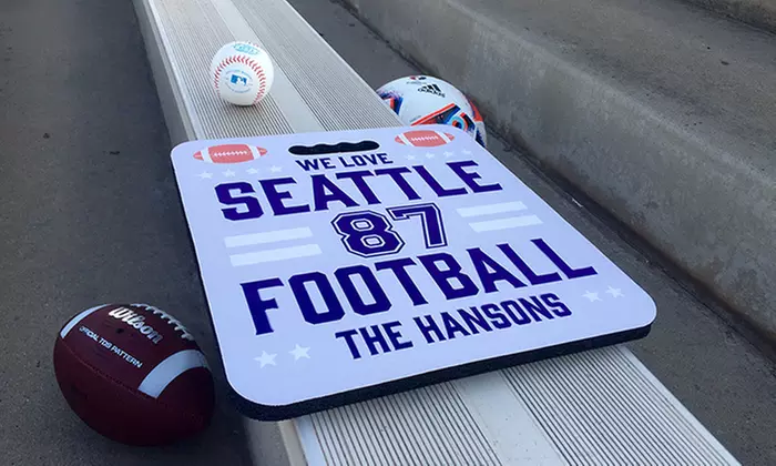 Medium or Large Personalized Stadium Seat from Qualtry (Up to 50% Off) - Second Medium