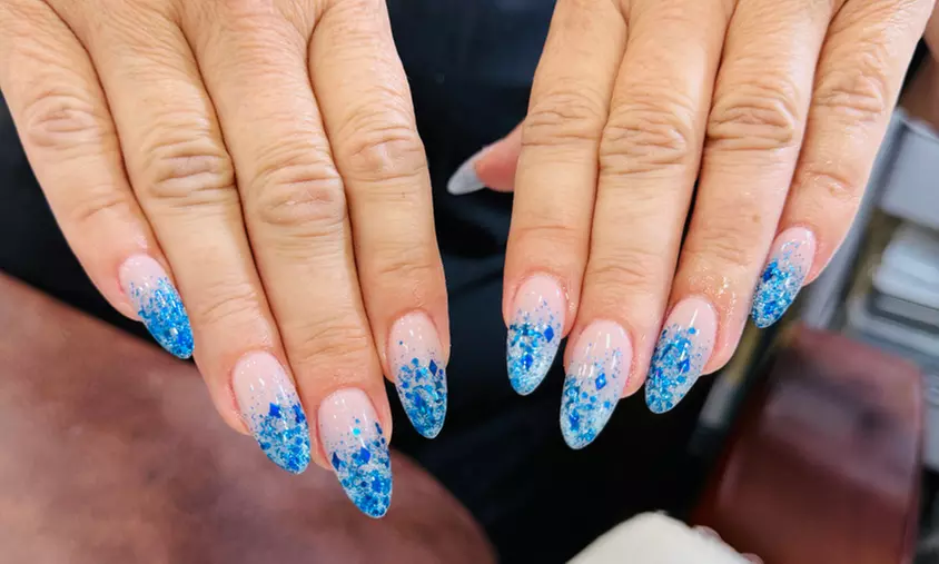 Get a Full Set of Acrylics, Gel Mani & Pedi for Stunning Nails