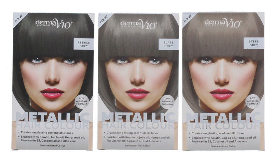 Image 1: Derma V10 Metallica Hair Colour