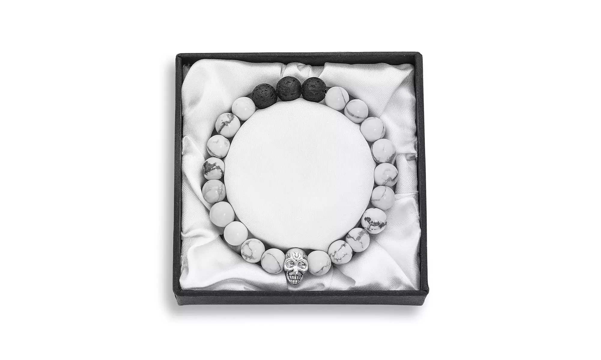 Bracelet tête de mort pour hommes - Second Medium