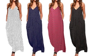 Polka Dot Oversize Maxi Dress