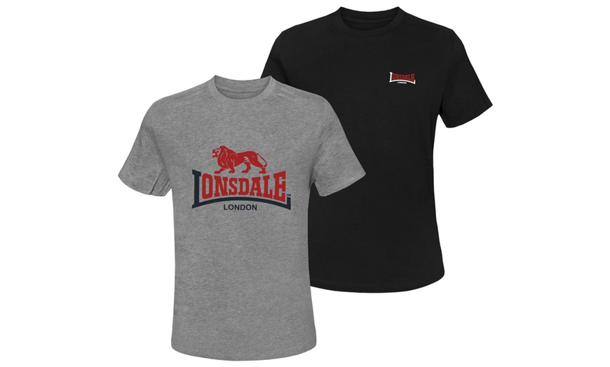 Image 4: Set da 2 T-Shirt da uomo Lonsdale