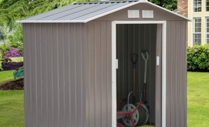 Outsunny Garden Metal Shed 7ft x 4ft