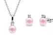 Pendentif et boucles d'oreilles en perles d'eau douce et cristaux de OMG Jewel - Second Medium