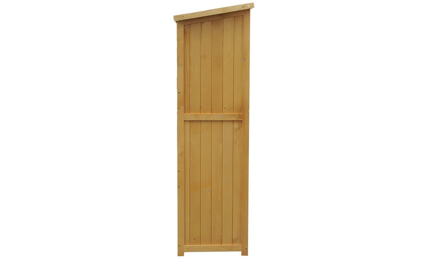 Image 4: Double-Door Wooden Storage Shed