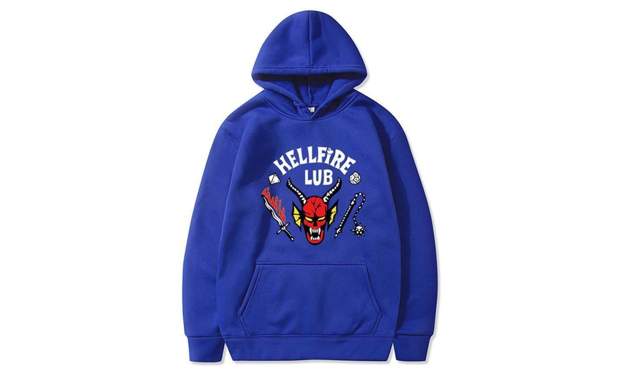 Image 4: Stranger Things Hellfire Club Hoodie