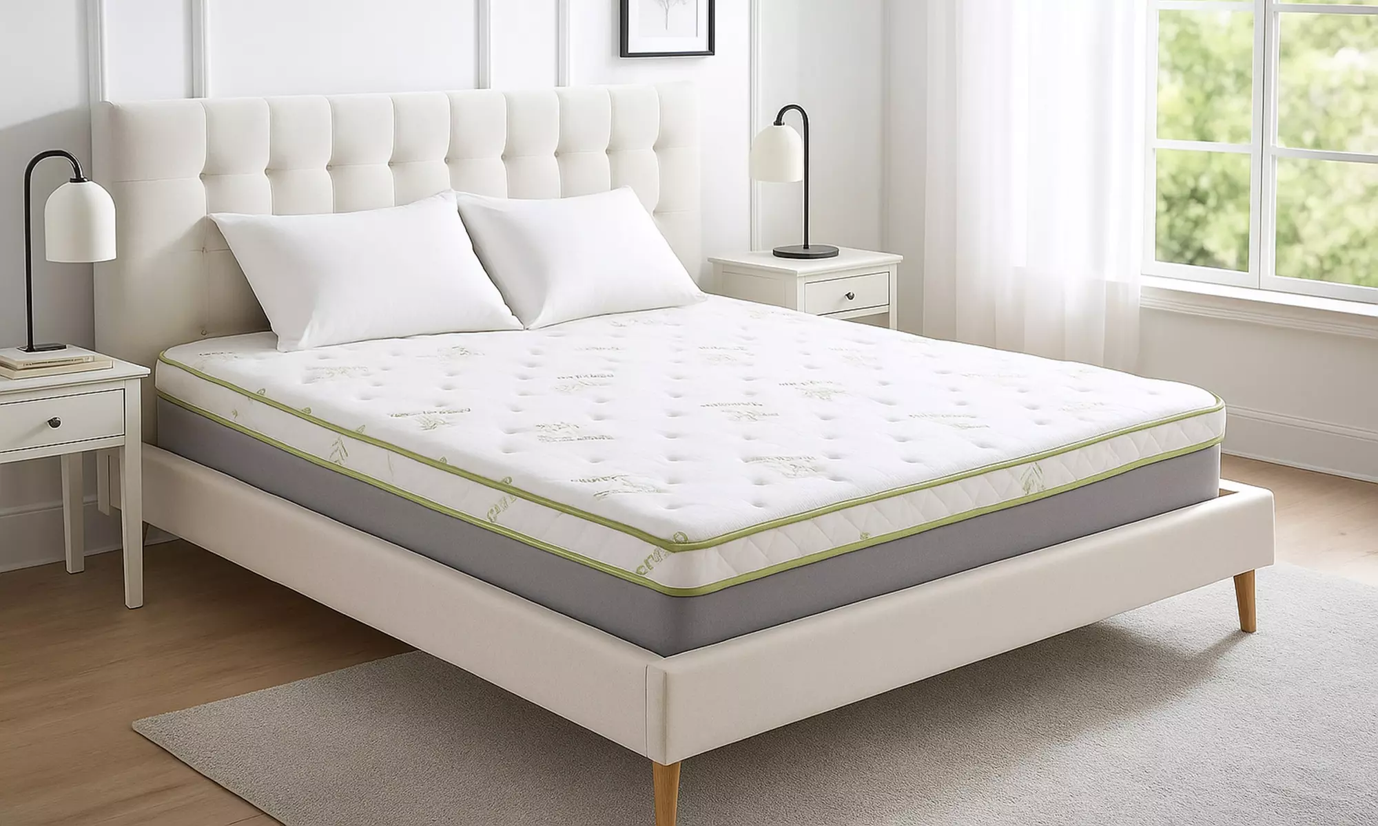 Surmatelas Bamboo Soft à mémoire de forme offrant un soutien optimal, Sampur - Primary Image