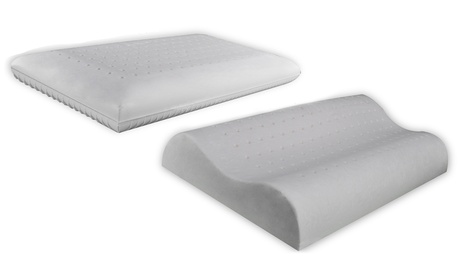 1 o 2 cuscini Made in Italy della collezione Monte Rosa, con garanzia di 40 anni, disponibili in vari modelli