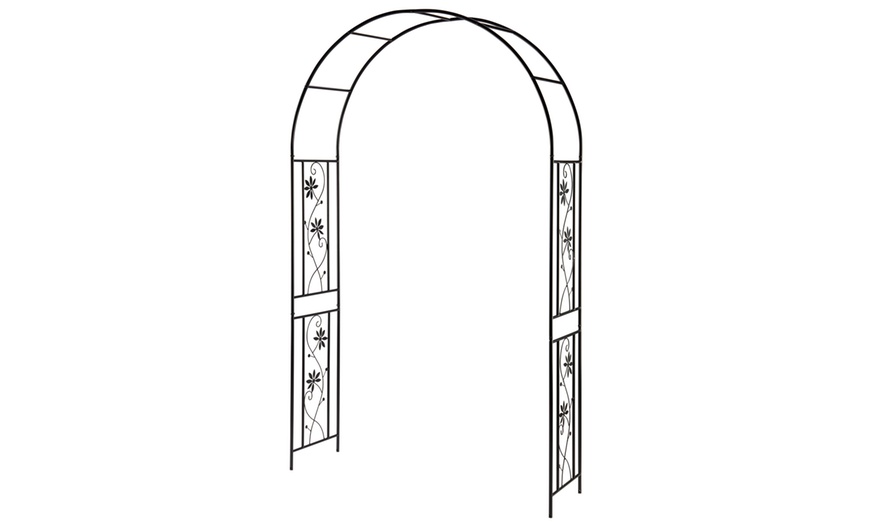 Image 2: Garden Gear 2.2m Metal Garden Arch