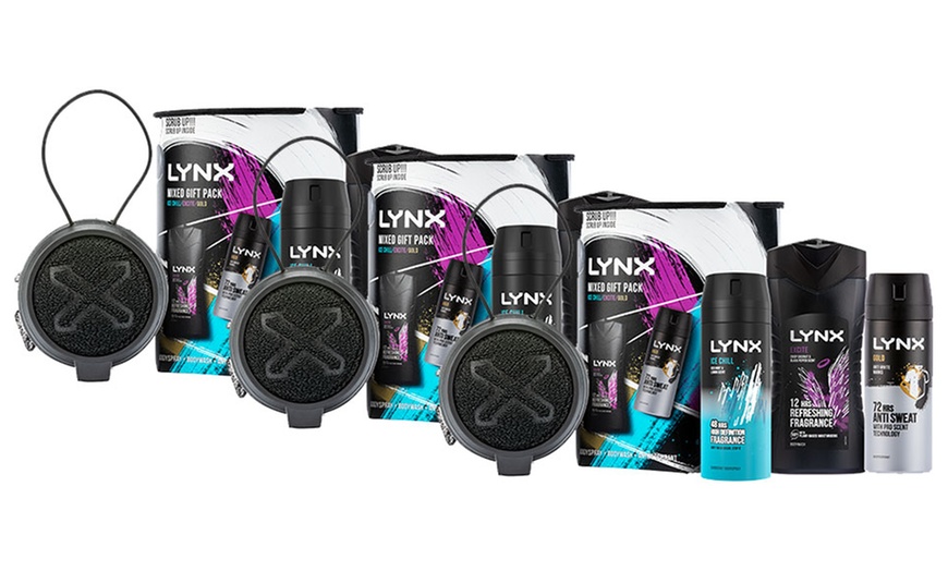 Image 4: Up to Four Lynx All Stars Trio and Body Scrub Gift Sets