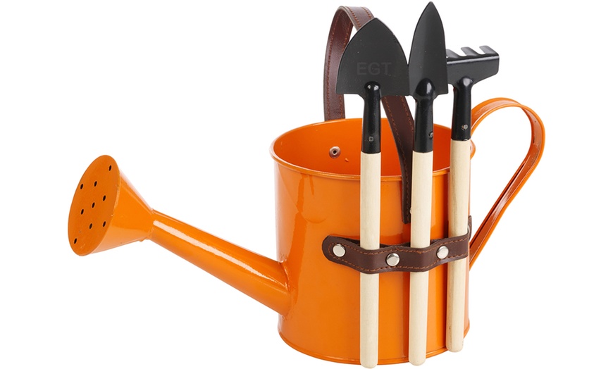 Image 4: Watering Can with Tools