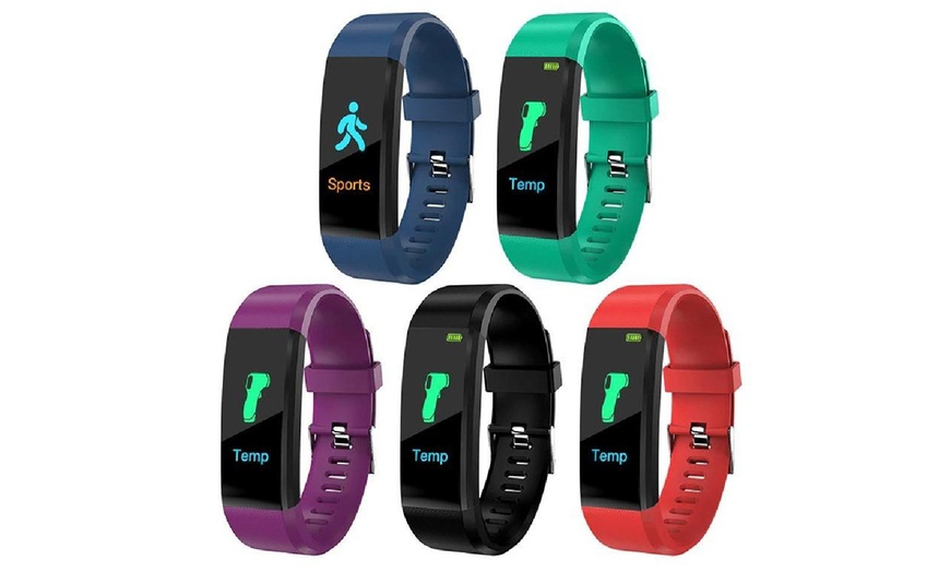 Image 1: One or Two ID115 Plus Fitness Trackers