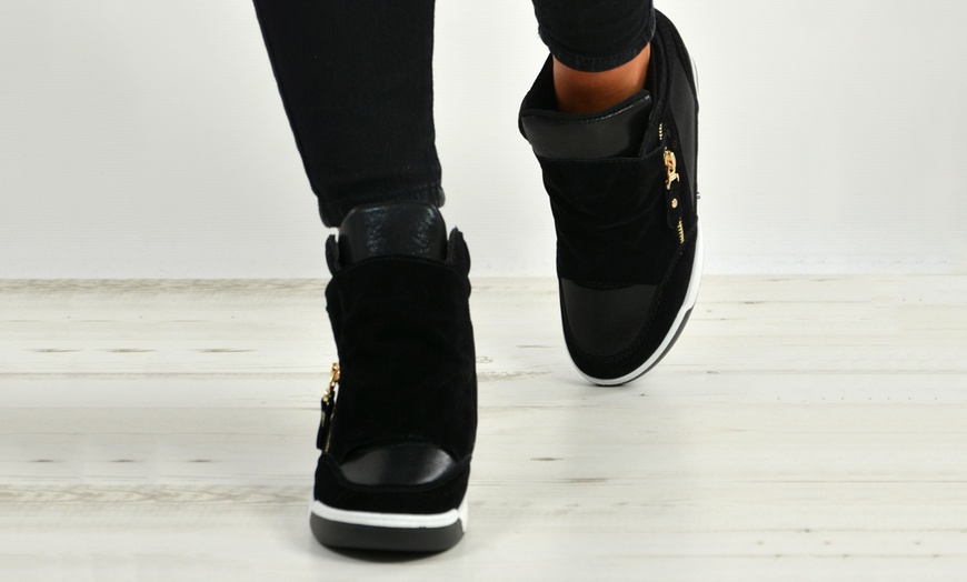 Image 4: Women's Wedge Trainers