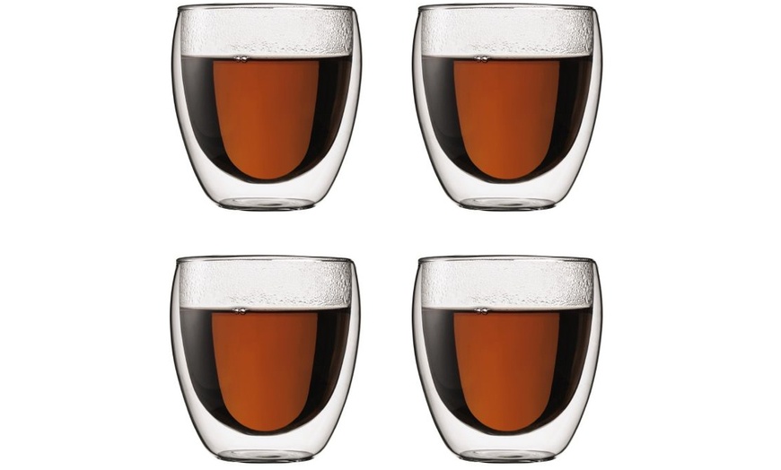 Image 2: Four Bodum Double-Wall Glasses