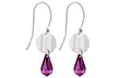 1, 2 ou 3 paires de boucles d'oreilles en argent sterling avec pendentif ornées de cristaux Swarovski®, Ah! Jewellery - Second Medium