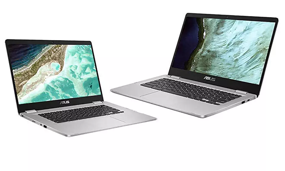 Asus 15.6" Touchscreen Chromebook with Intel QC N4200 Processor, 4GB RAM, and 64GB eMMC (Refurbished A-Grade) - Primary Image