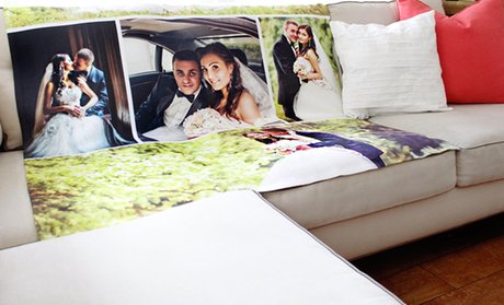 Picture It On Canvas Custom Blankets